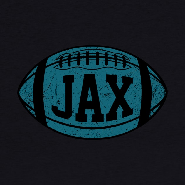 JAX Retro Football - Black by KFig21